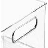 image:imagemDesign Deep Plastic Storage Organizer Container Bin Closet Organization for Hallway Bedroom Linen Coat and Entryway  Holds Clothing Blankets Accessories Toys Ligne Collection 4 Pack Clear146 x 81 x 6 Pack of 4
