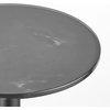 image:imagemDesign Glass Top SideEnd Drink Table  Tall Modern Round Accent Metal Nightstand Furniture for Living Room Dorm Home Office and Bedroom  9 Round  Dark Smoke GrayBlackBlack MarbleBlack