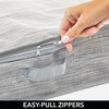 image:imagemDesign Long Gift Wrapping Organizer with Handles  Wrapping Paper Holder for Christmas and Holiday Giftwrap  Zipper Closure Storage Bag Container  TaupeTan