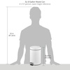 image:imagemDesign Pedal Bin  Metal Waste Bin with Pedal Lid and Plastic Bucket Insert  for Bathroom Kitchen and Office  3 Litre Household Rubbish Bin with Ergonomic Design  BlackWhite