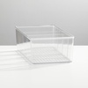 image:imagemDesign Plastic 4 Compartment Craft Organizer  Storage Container Bin for Sewing Notions Thread Crafts Beads Art and Hobby Items  Sewing Supplies Organizer  Ligne Collection  2 Pack  Clear