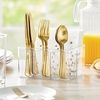 image:imagemDesign Plastic Cutlery Storage Organizer Bin for Kitchen Cabinet or Pantry  Holds Forks Knives Spoons Napkins  4 Section  Indoor or Outdoor Use  Clear