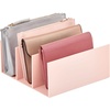 image:imagemDesign Plastic PurseHandbag Organizer  Closet Divided Storage for Bags Clutches Wallets Wristlets  SpaceSaving Bedroom and Cabinet Organization  Lumiere Collection  BlushLight Pink