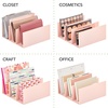 image:imagemDesign Plastic PurseHandbag Organizer  Closet Divided Storage for Bags Clutches Wallets Wristlets  SpaceSaving Bedroom and Cabinet Organization  Lumiere Collection  BlushLight Pink