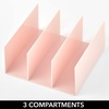 image:imagemDesign Plastic PurseHandbag Organizer  Closet Divided Storage for Bags Clutches Wallets Wristlets  SpaceSaving Bedroom and Cabinet Organization  Lumiere Collection  BlushLight Pink