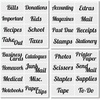 image:imagemDesign Plastic Stackable Office Storage Organizer Bin Containers with Front Pull Drawer and Labels for Cabinet Desk Shelves or Closet Organization  Lumiere Collection  4 Bins 32 Labels  Clear