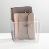 image:imagemDesign Plastic Storage Organizer Container Bin Closet Organization for Hallway Bedroom Linen Coat and Entryway  Holds Clothing Blankets and Accessories Ligne Collection 4 Pack Clear10 x 10 x 8 Pack of 2