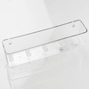 image:imagemDesign Plastic Wall Mount Mail and Key Holder with 5 Hooks Hanger Rack Shelf for Home Entryway Mudroom Kitchen Hold Letters Cards Magazines Coats Umbrellas Ligne Collection  BlackClear