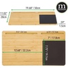image:imagemDesign Portable Bamboo Wood Lapdesk Table Tray for Laptop with Slots for Phone and Tablet  Left and RightHanded Design for Work Writing Artists Dorm Homework and Crafting  NaturalTan