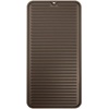 image:imagemDesign Premium Quality Square Pet Food and Water Bowl Feeding Mat for Dogs and Cats Waterproof NonSlip Durable Silicone Placemat  Food Safe  Small Linelle Collection  Espresso BrownEspresso Brown
