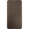 image:imagemDesign Premium Quality Square Pet Food and Water Bowl Feeding Mat for Dogs and Cats Waterproof NonSlip Durable Silicone Placemat  Food Safe  Small Linelle Collection  Espresso BrownEspresso Brown