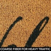 image:imagemDesign Rectangular Coir and Rubber Entryway Welcome Doormat with Natural Fibers for Indoor or Outdoor Use  Decorative Script Hello Design  NaturalBlackNatural Cursive Welcome