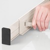 image:imagemDesign Set of 4 Drawer Dividers  Expandable Drawer Organiser Set with Protective Foam Ends  Useful Kitchen Accessories  CreamCream