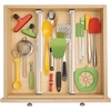 image:imagemDesign Set of 4 Drawer Dividers  Expandable Drawer Organiser Set with Protective Foam Ends  Useful Kitchen Accessories  CreamCream