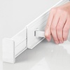 image:imagemDesign Set of 4 Drawer Dividers  Expandable Drawer Organiser Set with Protective Foam Ends  Useful Kitchen Accessories  CreamWhite