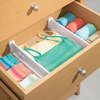 image:imagemDesign Set of 4 Drawer Dividers  Expandable Drawer Organiser Set with Protective Foam Ends  Useful Kitchen Accessories  CreamWhite