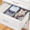 image:imagemDesign Set of 5 Kids Storage Boxes  Fabric Storage Boxes in Multiple Sizes  Ideal for Clothing Nappy and Toy Storage  Grey