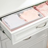 image:imagemDesign Set of 6 Storage Boxes  Bedroom Organiser Boxes for Lingerie Socks Bras and Accessories  Clothes Storage for Bedrooms  PinkWhite