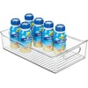 image:imagemDesign Small Plastic Nursery Storage Container Bins with Handles for Organization in Pantry Cabinet Closet or Cubby Shelves  Organizer for Baby Food Bibs Formula and Burp Cloths  6 Pack Clear