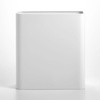 image:imagemDesign Stainless Steel Slim Rectangular Modern Metal 26 Gallon10 Liter Trash Can Wastebasket Garbage Container Bin for Bathroom Bedroom Kitchen Home Office Holds Waste Recycling  Soft BrassWhite