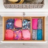 image:imagemDesign Storage Box with 2 Compartments  Practical Clothing Storage Box for The Bedroom  Makeup Accessories and Clothes Organiser  Set of 8  Clear