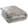 image:imagemDesign Twin AllSeason Down Alternative Comforter  Quilted Duvet Insert or StandAlone Comforter  Plush Microfiber Fill Box Stitched  Machine Washable  Gray