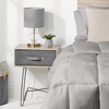 image:imagemDesign Twin AllSeason Down Alternative Comforter  Quilted Duvet Insert or StandAlone Comforter  Plush Microfiber Fill Box Stitched  Machine Washable  Gray