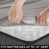 image:imagemDesign Twin Size Superfine Brushed Microfiber Sheet Set  3 Pieces  Extra Soft Bed Sheets and Pillowcase  Easy Fit Deep Pockets  Wrinkle Resistant Comfortable amp Breathable  Gray