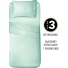 image:imagemDesign Twin XL Size Superfine Brushed Microfiber Sheet Set  3 Pieces  Extra Soft Bed Sheets and Pillowcase  Easy Fit Deep Pockets  Wrinkle Resistant Comfortable amp Breathable  Mint Green