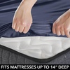 image:imagemDesign Twin XL Size Superfine Brushed Microfiber Sheet Set  3 Pieces  Extra Soft Bed Sheets and Pillowcase  Easy Fit Deep Pockets  Wrinkle Resistant Comfortable amp Breathable  Navy