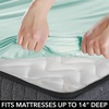 image:imagemDesign Twin XL Size Superfine Brushed Microfiber Sheet Set  3 Pieces  Extra Soft Bed Sheets and Pillowcase  Easy Fit Deep Pockets  Wrinkle Resistant Comfortable amp Breathable  Mint Green