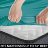 image:imagemDesign Twin XL Size Superfine Brushed Microfiber Sheet Set  3 Pieces  Extra Soft Bed Sheets and Pillowcase  Easy Fit Deep Pockets  Wrinkle Resistant Comfortable amp Breathable  Teal Blue