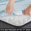 image:imagemDesign Twin XL Size Superfine Brushed Microfiber Sheet Set  3 Pieces  Extra Soft Bed Sheets and Pillowcase  Easy Fit Deep Pockets  Wrinkle Resistant Comfortable amp Breathable  Light Blue