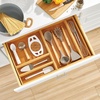 image:imagemDesign Wooden Bamboo Office Drawer Organizer Box Tray Stackable Storage for Drawers Cabinets Shelves Cubby or Desktop Hold Pens Pencils Supplies Echo Collection 6 Pack Natural Wood Finish2