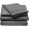 image:imagemDesign Twin Size Superfine Brushed Microfiber Sheet Set  3 Pieces  Extra Soft Bed Sheets and Pillowcase  Easy Fit Deep Pockets  Wrinkle Resistant Comfortable amp Breathable  Charcoal