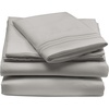 image:imagemDesign Twin Size Superfine Brushed Microfiber Sheet Set  3 Pieces  Extra Soft Bed Sheets and Pillowcase  Easy Fit Deep Pockets  Wrinkle Resistant Comfortable amp Breathable  Gray