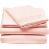 image:imagemDesign Twin Size Superfine Brushed Microfiber Sheet Set  3 Pieces  Extra Soft Bed Sheets and Pillowcase  Easy Fit Deep Pockets  Wrinkle Resistant Comfortable amp Breathable  Light Pink