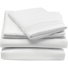 image:imagemDesign Twin XL Size Superfine Brushed Microfiber Sheet Set  3 Pieces  Extra Soft Bed Sheets and Pillowcase  Easy Fit Deep Pockets  Wrinkle Resistant Comfortable amp Breathable  White