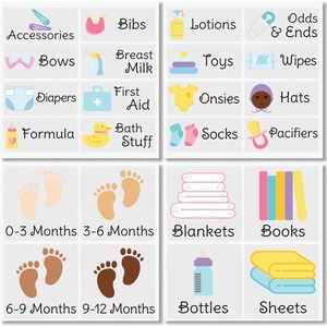 image:imagemDesign Home Organization Labels Preprinted Label Stickers for NurseryPlayroom Storage and Cleaning Household Organizing for Jars Canisters Containers Bins or Boxes 24 Count ClearBlackImage