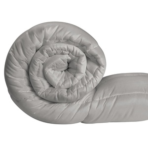 image:imagemDesign Twin AllSeason Down Alternative Comforter  Quilted Duvet Insert or StandAlone Comforter  Plush Microfiber Fill Box Stitched  Machine Washable  Gray