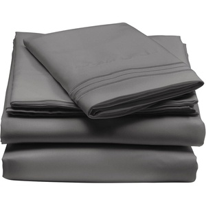 image:imagemDesign Twin Size Superfine Brushed Microfiber Sheet Set  3 Pieces  Extra Soft Bed Sheets and Pillowcase  Easy Fit Deep Pockets  Wrinkle Resistant Comfortable amp Breathable  Charcoal