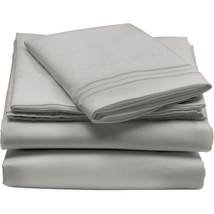 image:imagemDesign Twin Size Superfine Brushed Microfiber Sheet Set  3 Pieces  Extra Soft Bed Sheets and Pillowcase  Easy Fit Deep Pockets  Wrinkle Resistant Comfortable amp Breathable  Gray