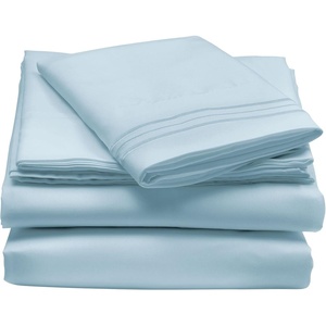 image:imagemDesign Twin XL Size Superfine Brushed Microfiber Sheet Set  3 Pieces  Extra Soft Bed Sheets and Pillowcase  Easy Fit Deep Pockets  Wrinkle Resistant Comfortable amp Breathable  Light Blue