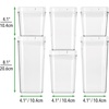 image:imagemDesign Airtight Food Storage Container Combo Pack with Lid for Kitchen Pantry or Cabinet  Cereal Snacks Pasta Candy Rice Beans Baking  BPA Free Set of 6  Clear
