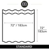 image:imagemDesign Decorative Fish Print  Easy Care Fabric Shower Curtain with Reinforced Buttonholes for Bathroom Showers Stalls and Bathtubs Machine Washable  72 x 72  Bright MultiMulti Color