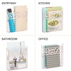 image:imagemDesign Decorative Modern Metal Wall Mount Magazine Holder Organizer  Space Saving Compact Rack for Magazines Books Newspapers Tablets Laptops in Bathroom Family Room Office  Light Pink
