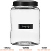 image:imagemDesign Kitchen Storage Preprinted Cursive Adhesive Labels for Jars Canisters Organize Containers Bins for Inside Cabinet Pantry Fridge or Counter  Home Sort Collection 120 Ct  BlackWhite