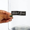 image:imagemDesign Kitchen Storage Preprinted Cursive Adhesive Labels for Jars Canisters Organize Containers Bins for Inside Cabinet Pantry Fridge or Counter  Home Sort Collection 120 Ct  BlackWhite