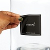 image:imagemDesign Kitchen Storage Preprinted Cursive Adhesive Labels for Jars Canisters Organize Containers Bins for Inside Cabinet Pantry Fridge or Counter  Home Sort Collection 100 Ct BlackWhite