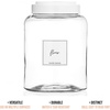image:imagemDesign Kitchen Storage Preprinted Cursive Adhesive Labels for Jars Canisters Organize Containers Bins for Inside Cabinet Pantry Fridge or Counter  Home Sort Collection 100 Ct  WhiteBlack